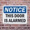 Signmission This Door Is Alarmed OSHA Notice Sign, Plastic, 10in W x 7in L, 2PK OS-2PACK-NS-P-710-L-16673 - alternate 7